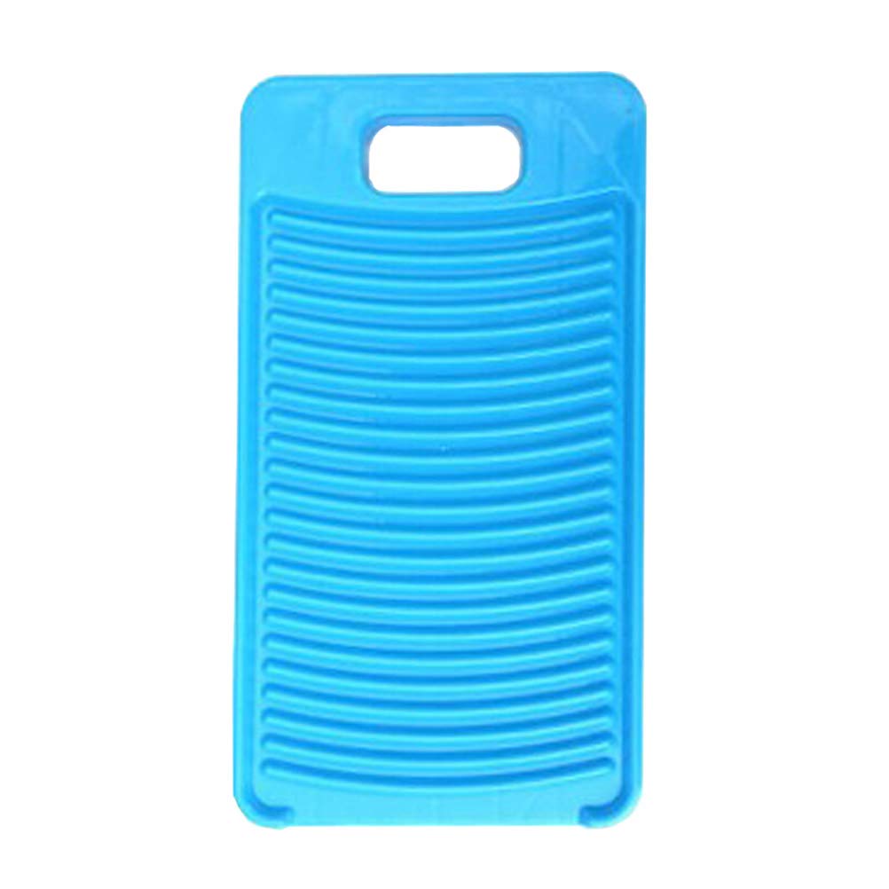 Non-Slip Plastic Washboard - Cabilock Scrubbing Board for Laundry | Durable Home Washing Tool with Anti-Skid Design (Blue) | Perfect for Hand Washing Clothes, Delicates & Small Items