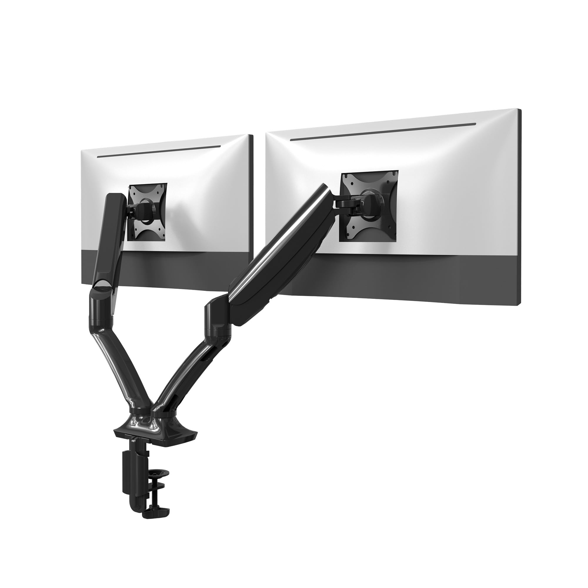 FlexiSpot Adjustable Dual Monitor Stand - Spring Monitor Arm Desk Mount Holds 10-27