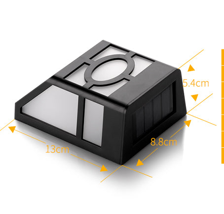 Solar Outdoor Garden Lights - Waterproof LED Wall Lamps for Courtyard, Villa, Yard Gate & Bounding Wall Decor - Perfect for Pathway, Driveway & Landscape Lighting at Night