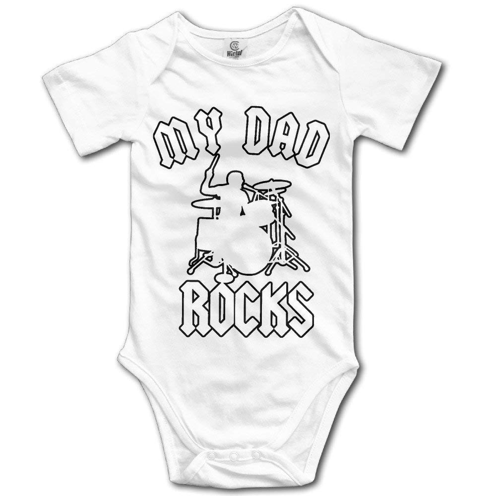 Adorable Cotton Baby Romper - Short Sleeve Jumpsuit for Boys & Girls | Soft Bodysuit Outfit in White | Perfect for Playtime, Family Photos & Everyday Wear