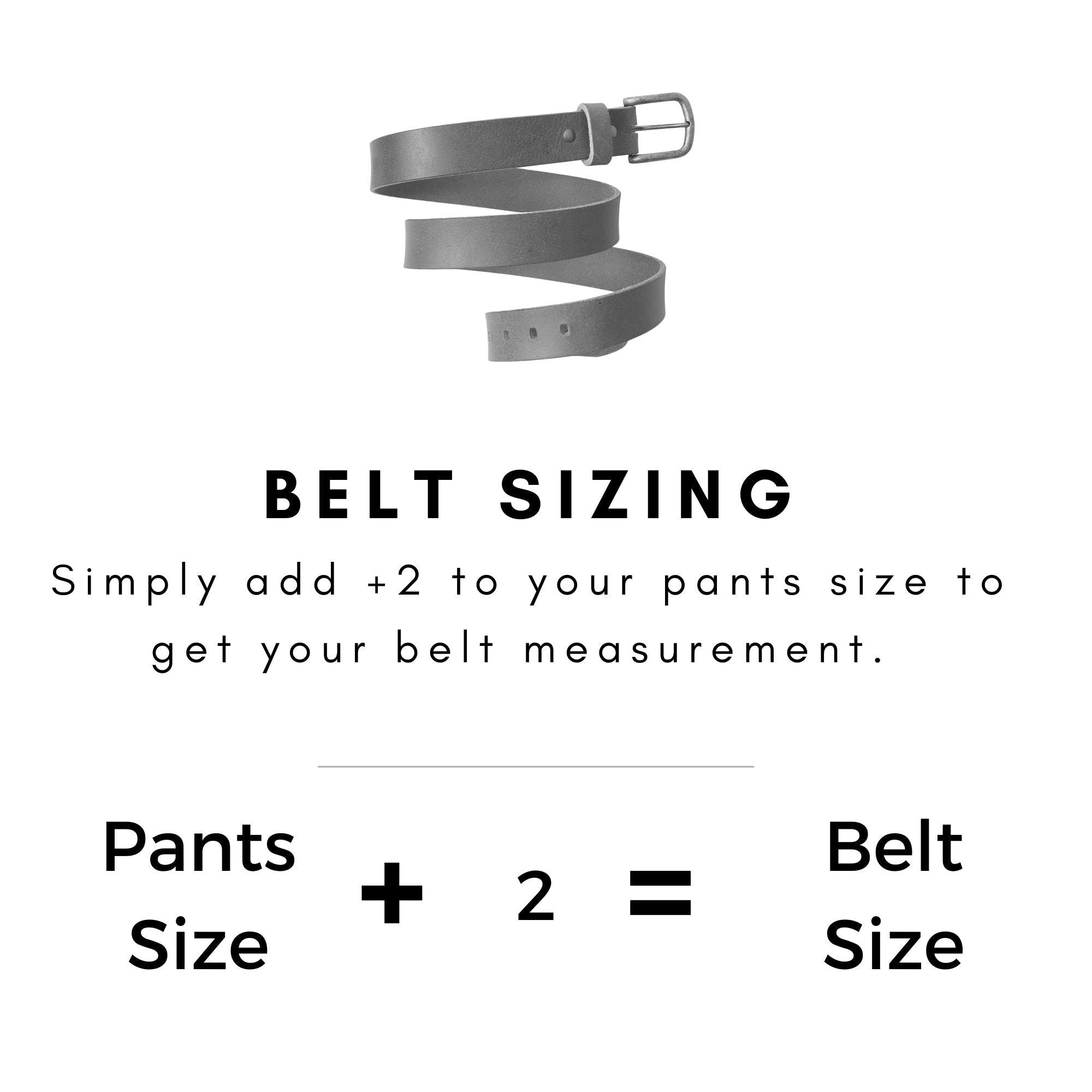 Premium Genuine Leather Belt for Men - Full Grain Casual Belt with Stylish Buckle | McKinney Sizes 32-48 | Perfect for Office, Jeans & Everyday Wear