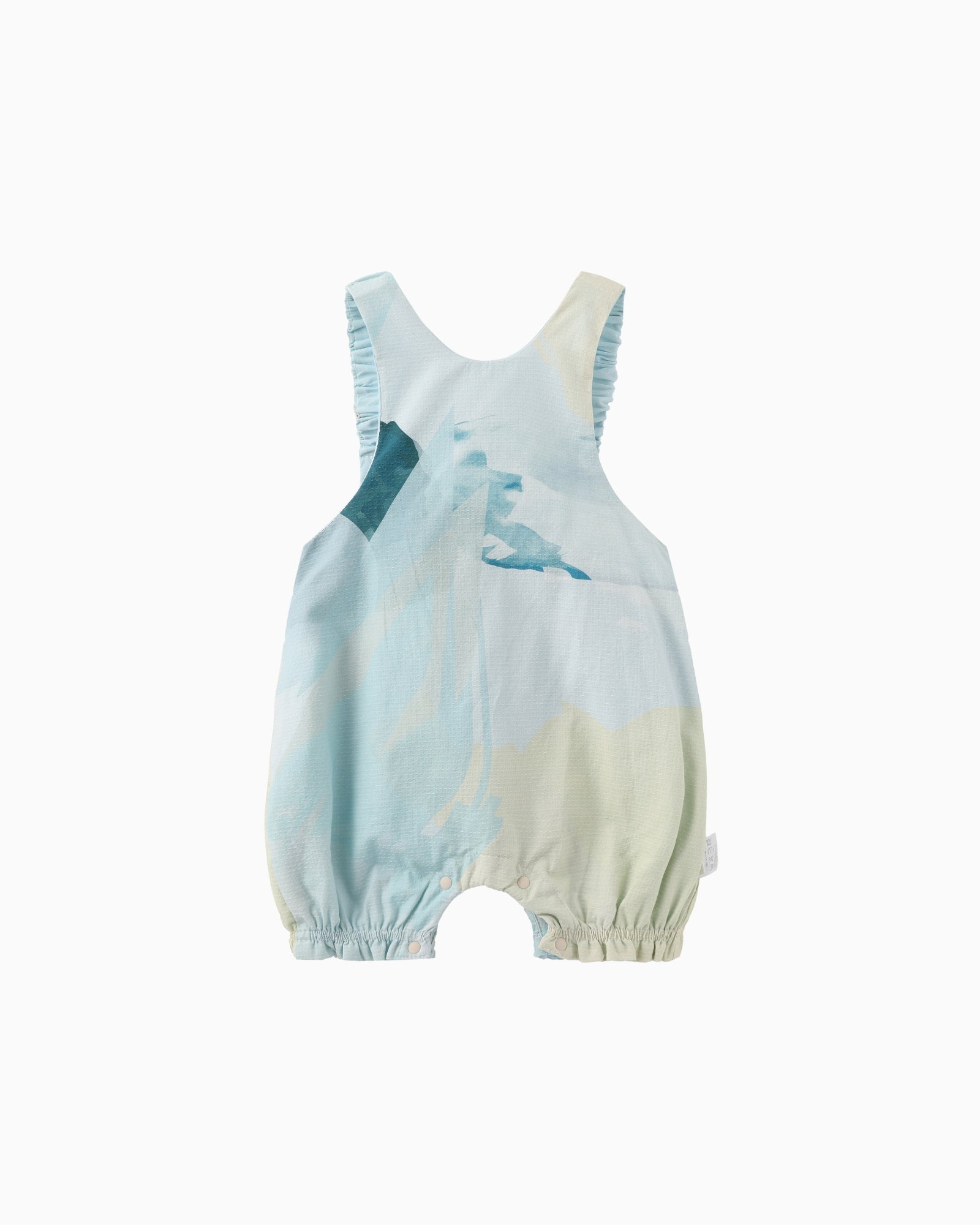 Serene Voyage Balloon Romper - Stylish & Comfortable Baby Jumpsuit for Playtime, Travel & Photo Shoots | Soft Cotton Outfit for Infants & Toddlers