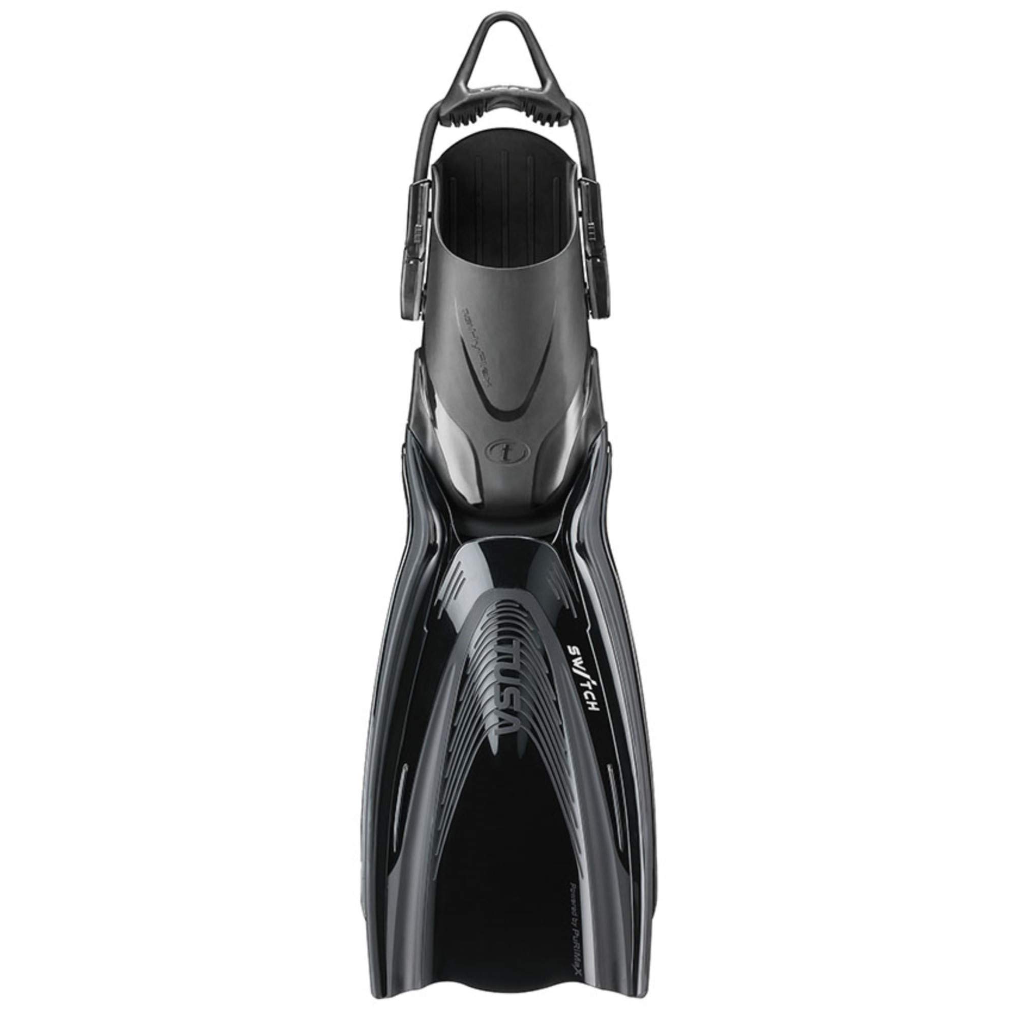 TUSA SF-0104 Hyflex Switch Scuba Diving Fins - Professional Open Heel Swim Fins for Snorkeling & Freediving | Perfect for Warm Water & Reef Exploration