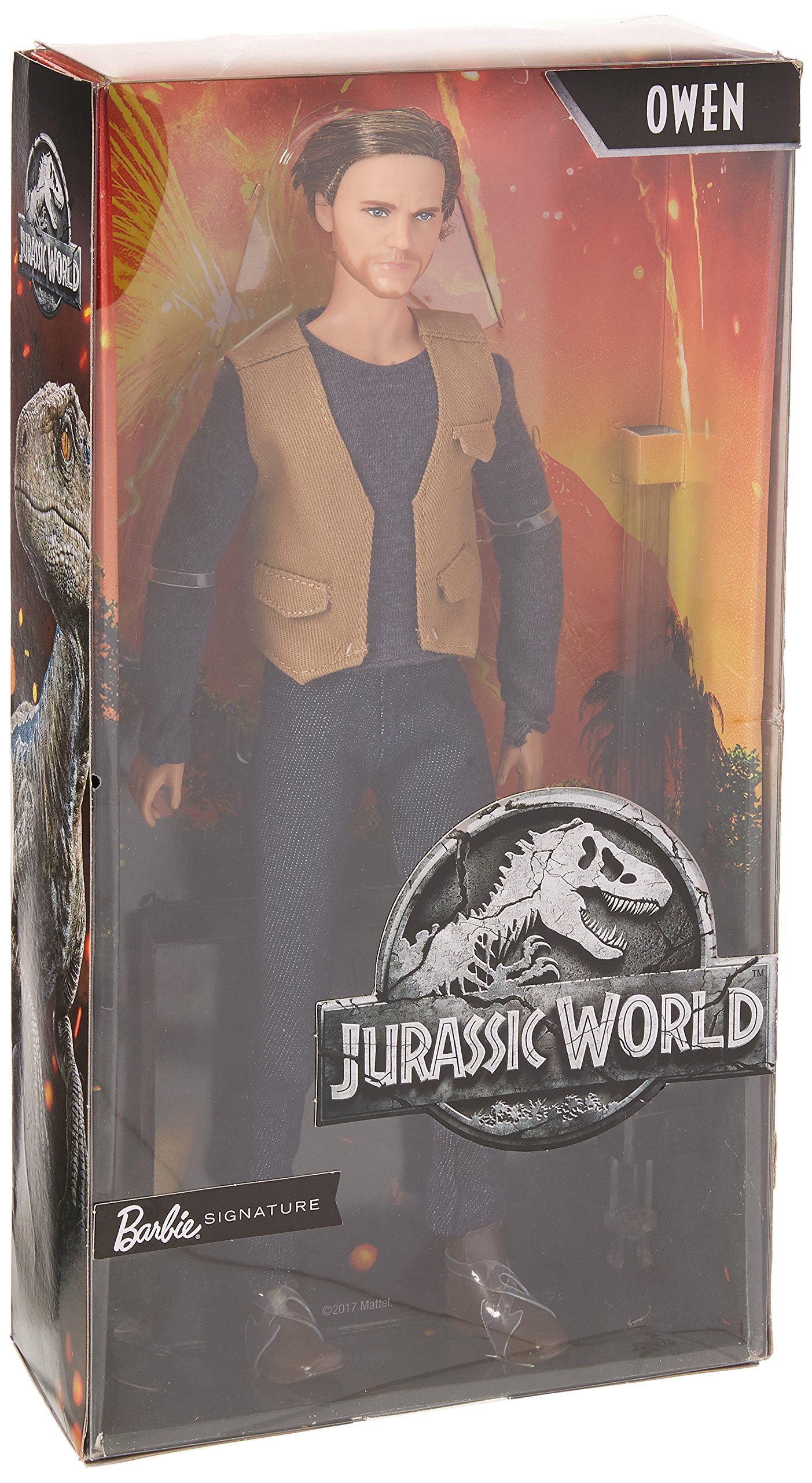 Jurassic World Barbie Owen Grady Action Figure - Collectible Doll for Kids & Fans - Perfect for Playtime, Gifts & Movie-Themed Collections