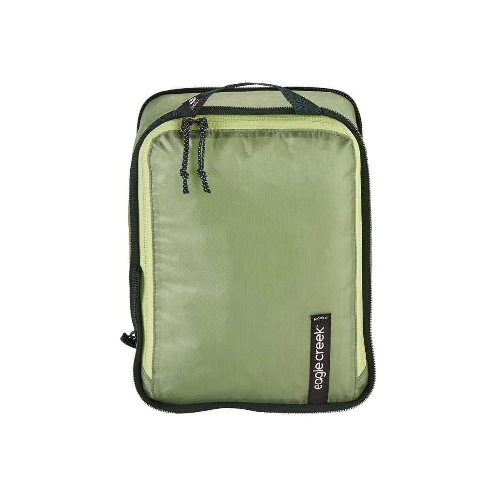 Eagle Creek PACK IT ISOLATE Compression Packing Cubes Small - Mossy Green - Perfect for Travel Organization & Space Saving in Suitcases