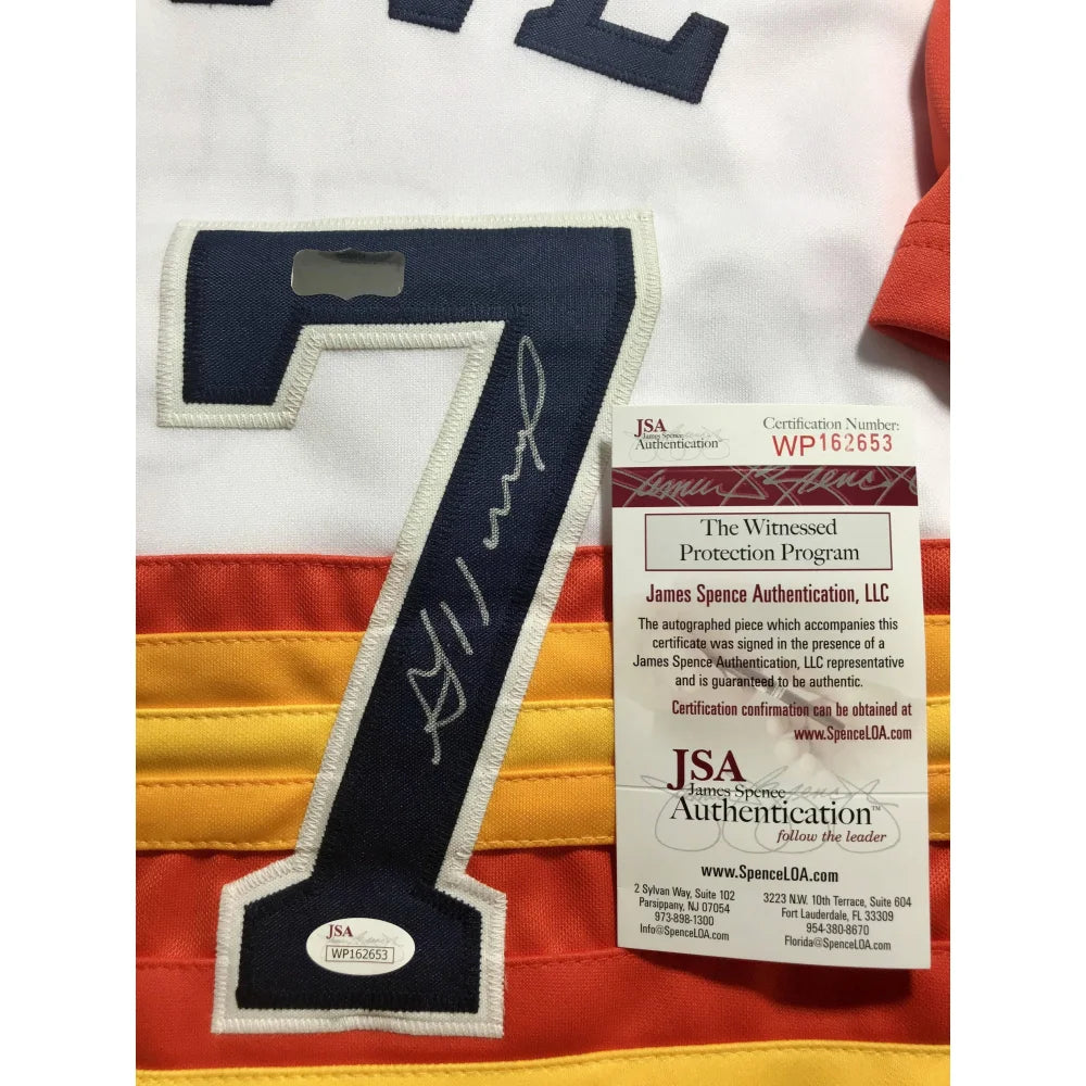 Authentic Jose Altuve Signed Houston Astros Rainbow Jersey with JSA COA - 2017 World Series Champions Autographed Memorabilia - Perfect for Sports Collectors, Man Cave Decor & Astros Fans Gifts