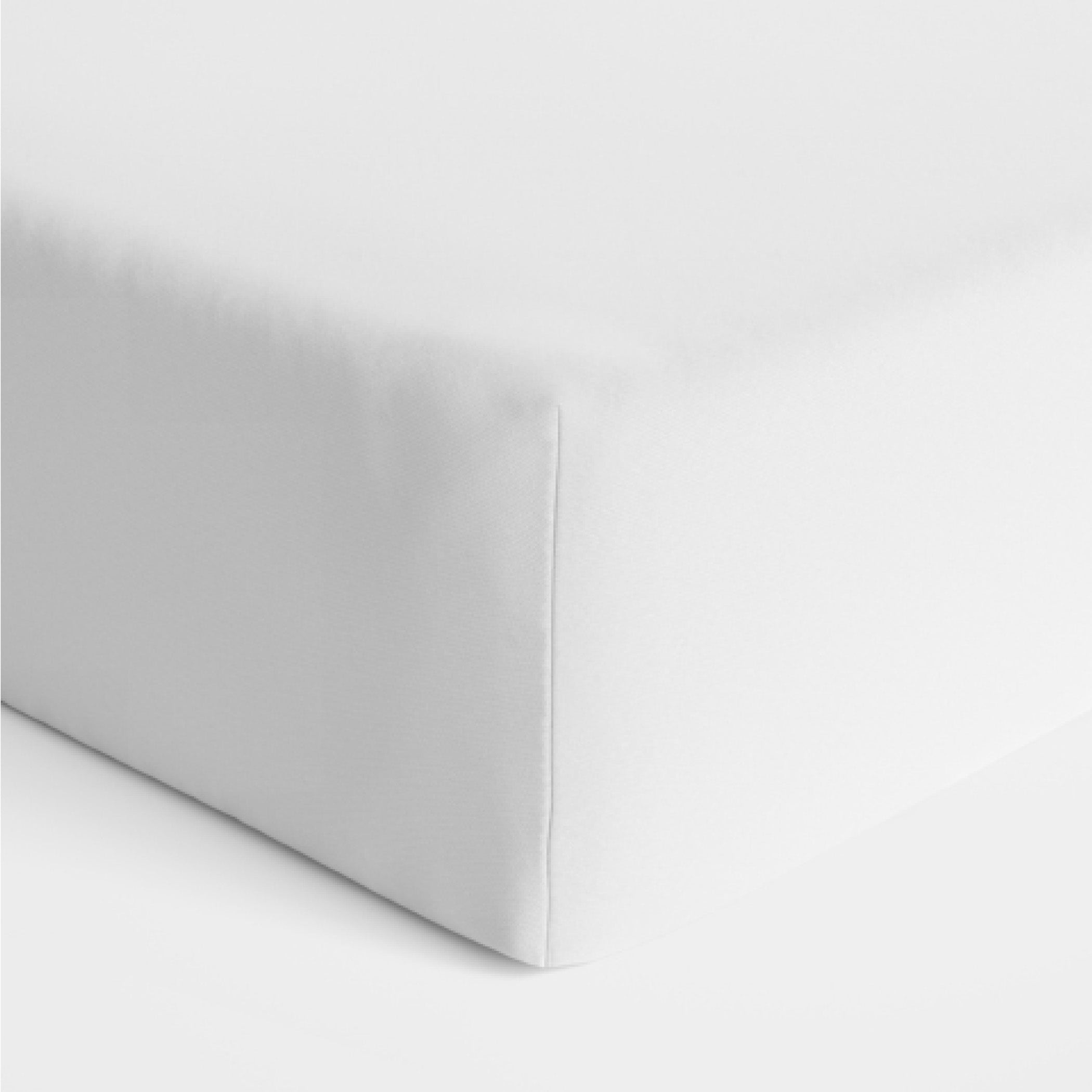 Organic Bamboo White Cot Fitted Sheet - Soft & Breathable Baby Crib Sheet for Newborn Nursery - Perfect for Daycare, Travel & Home Use