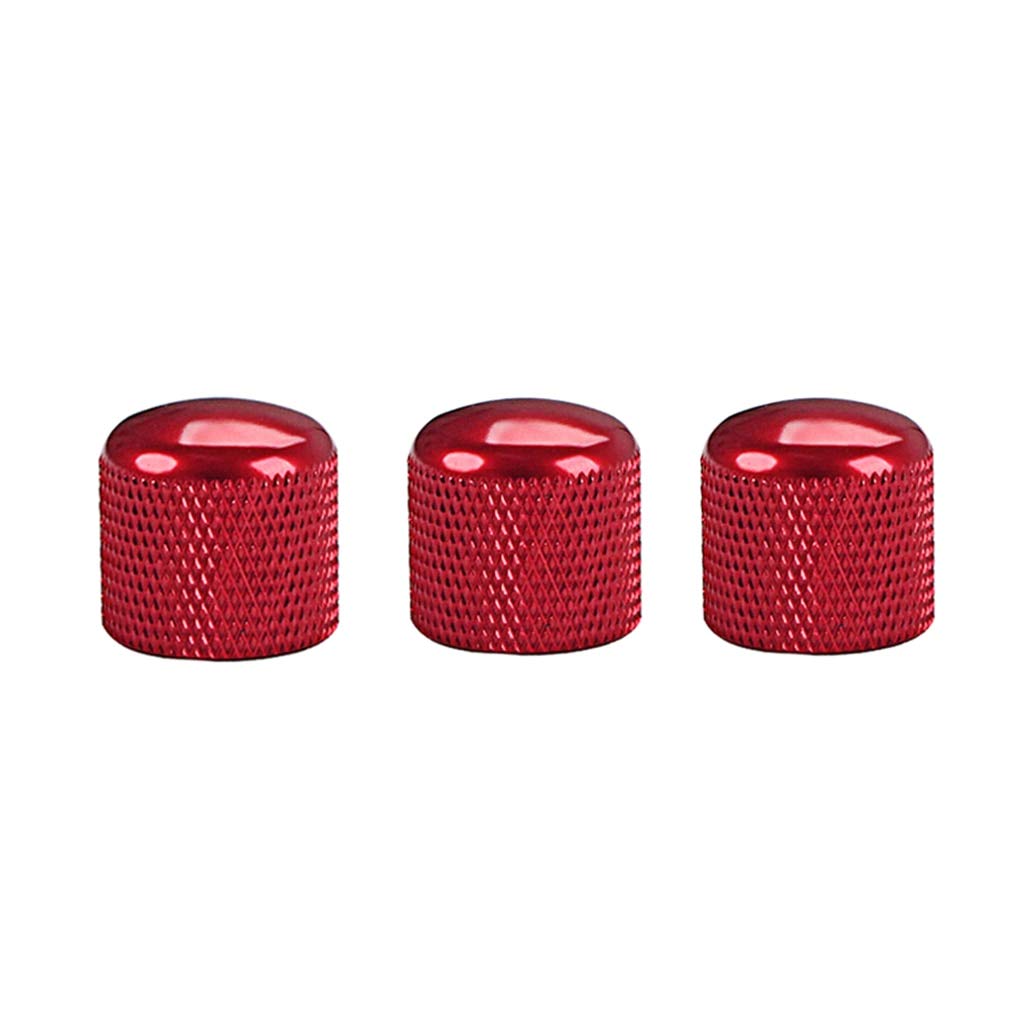 3-Piece Guitar Tone & Volume Knobs - Premium Potentiometer Caps for Electric Guitar & Bass - Perfect for DIY Repairs & Custom Upgrades