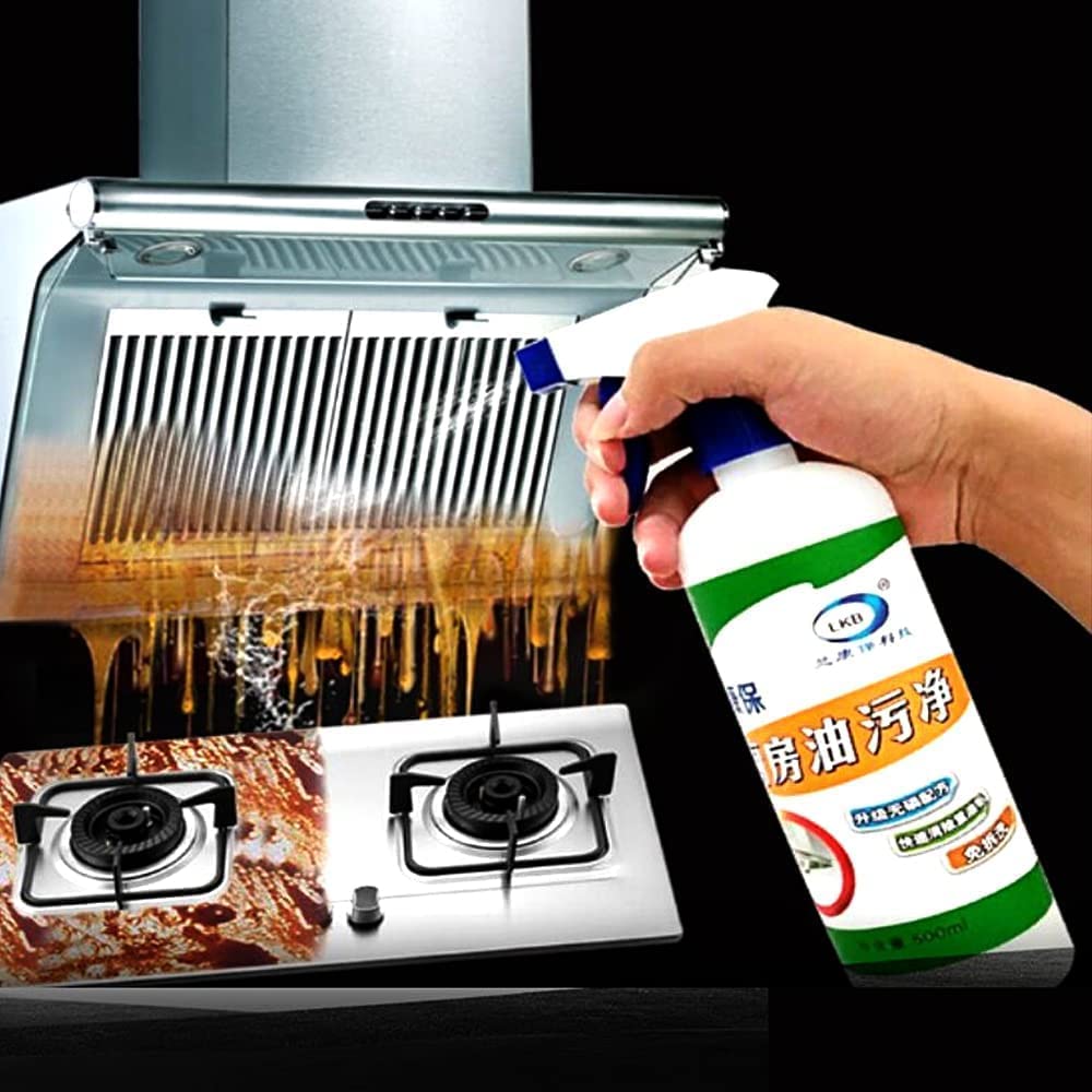 VIVNITS UNITY Kitchen Cleaner Spray - Powerful Oil & Grease Stain Remover for All Surfaces | Non-Toxic, Non-Flammable Degreaser for Kitchen, Chimney, Sink, Grill & Exhaust Fan | Perfect for Deep Cleaning Stubborn Grease & Everyday Kitchen Maintenance