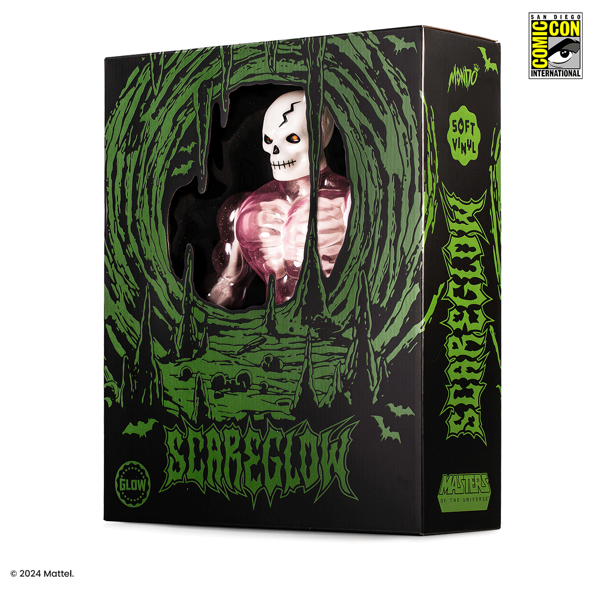 Masters of the Universe Scareglow Soft Vinyl Figure - Cherry Blossom Glow in The Dark Collectible Toy | Perfect for Display, Gift Giving & He-Man Fans Collection