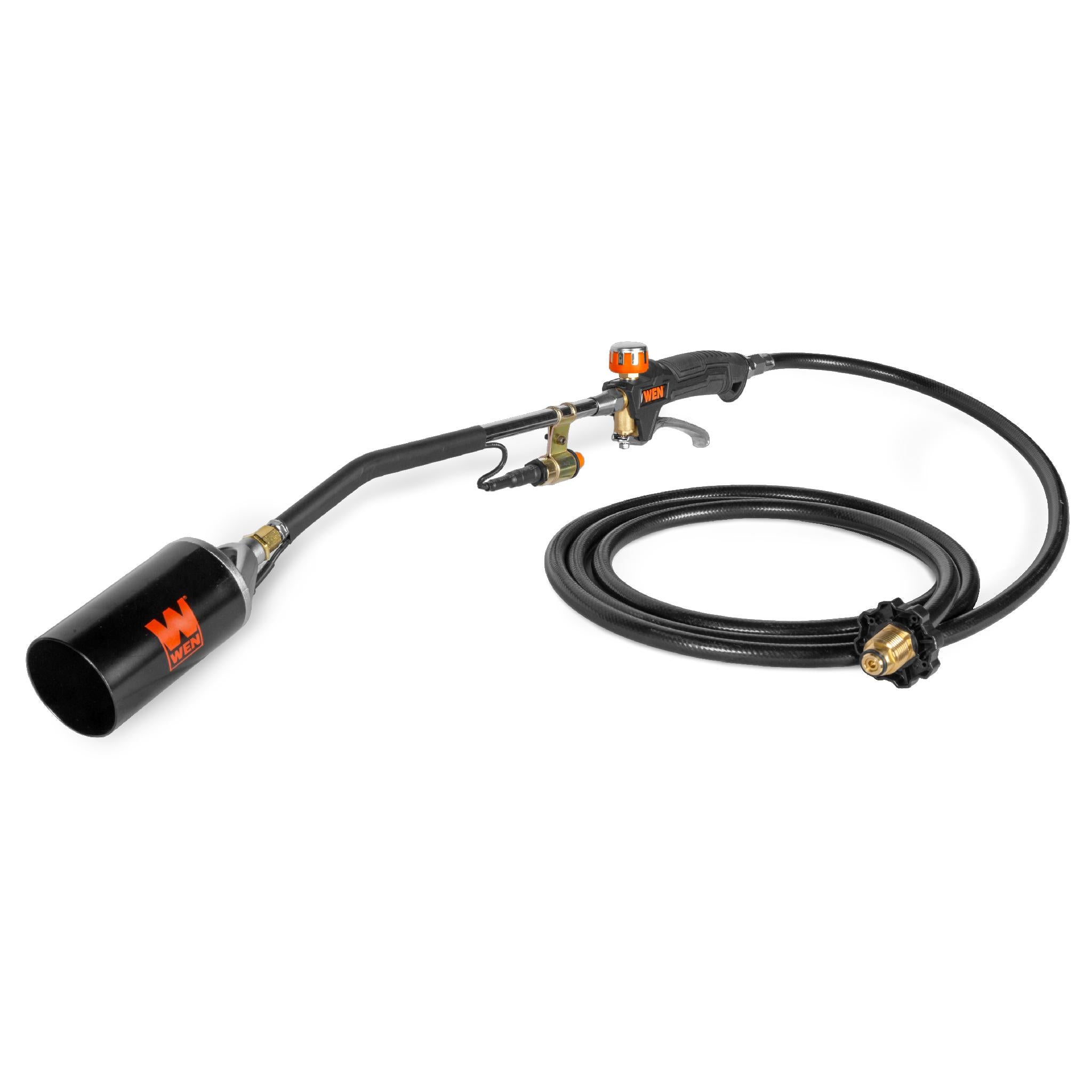 WEN GA1420 Propane Torch Weed Burner - 340,000 BTU High-Output Flame with Push Button Ignition for Garden Weed Control, Snow Melting & DIY Projects