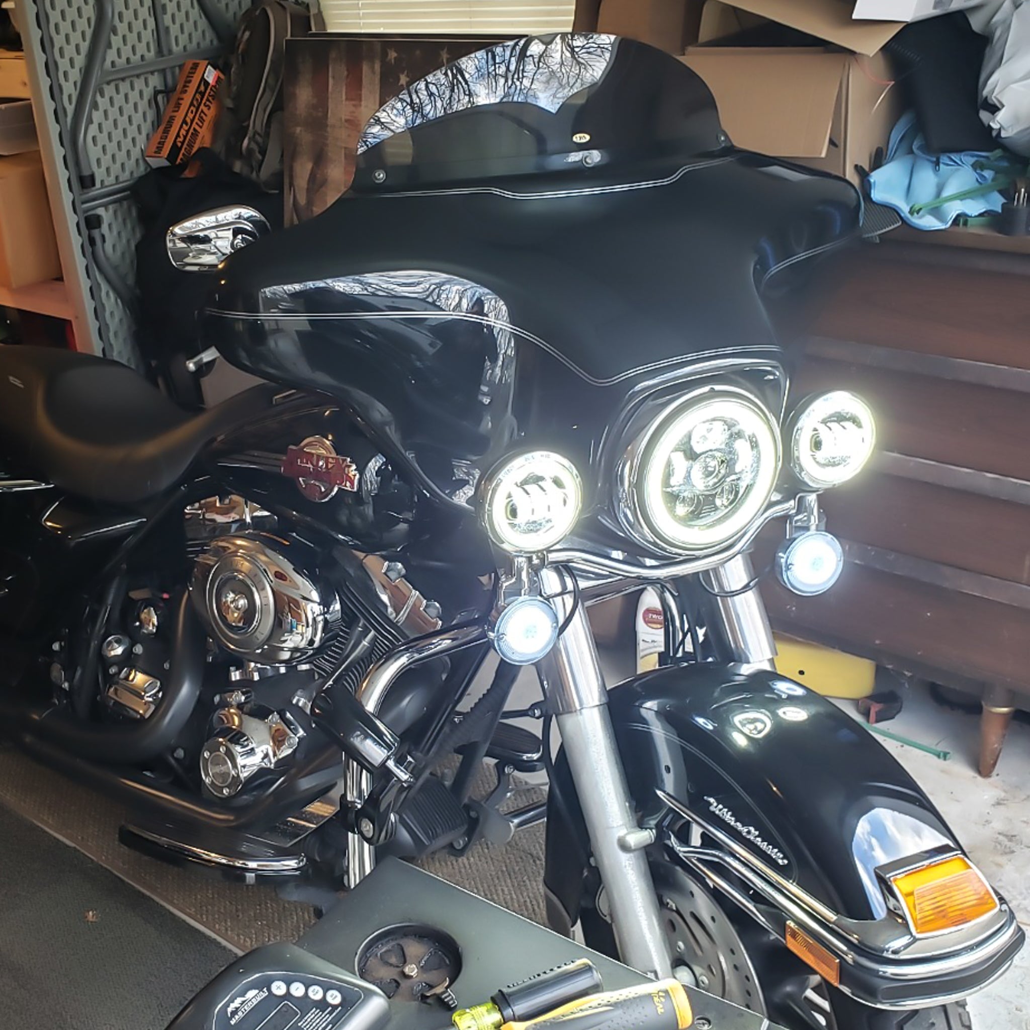 Eagle Lights 7 LED Headlight & 4.5