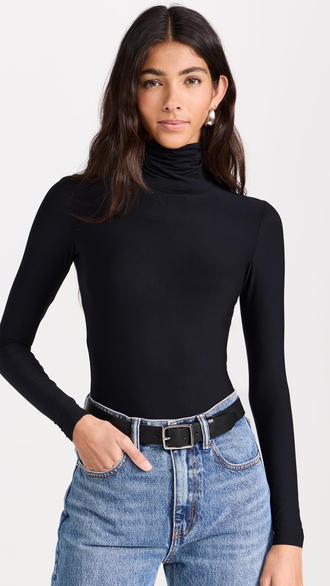 Commando Butter Turtleneck Bodysuit BDS103 - Soft Stretch Women's Seamless Underwear for Layering & Everyday Comfort