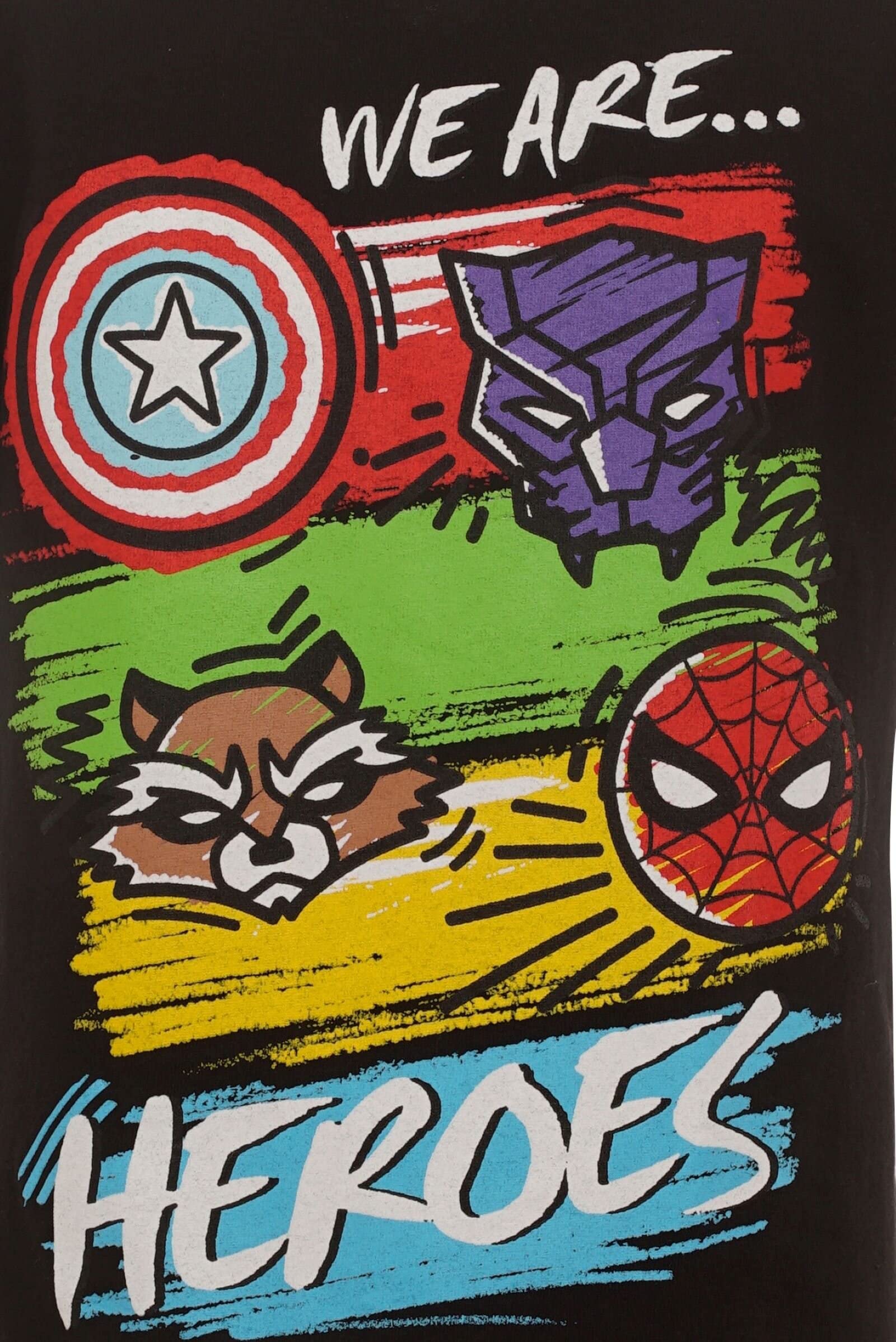 Marvel Avengers Spider-Man Iron Man Thor 3 Pack Graphic T-Shirts for Toddlers & Kids | Superhero Costume, Birthday Gift & Casual Wear