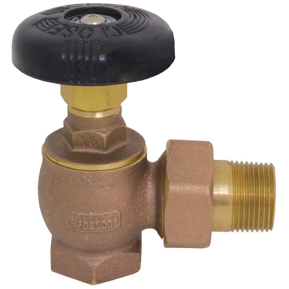 NIBCO 1-1/2 Inch IPS Bronze Steam Radiator Globe Valve - High Pressure Steam Control for HVAC, Boiler & Industrial Piping Systems