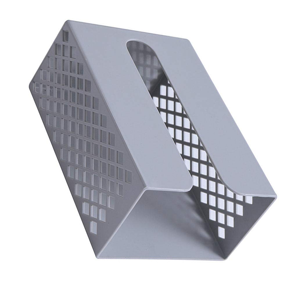 Stainless Steel Paper Towel Holder - Countertop & Wall Mounted Kitchen Napkin Organizer for Bathroom, Office, RV | No Punching Tissue Storage Box with Easy Dispenser