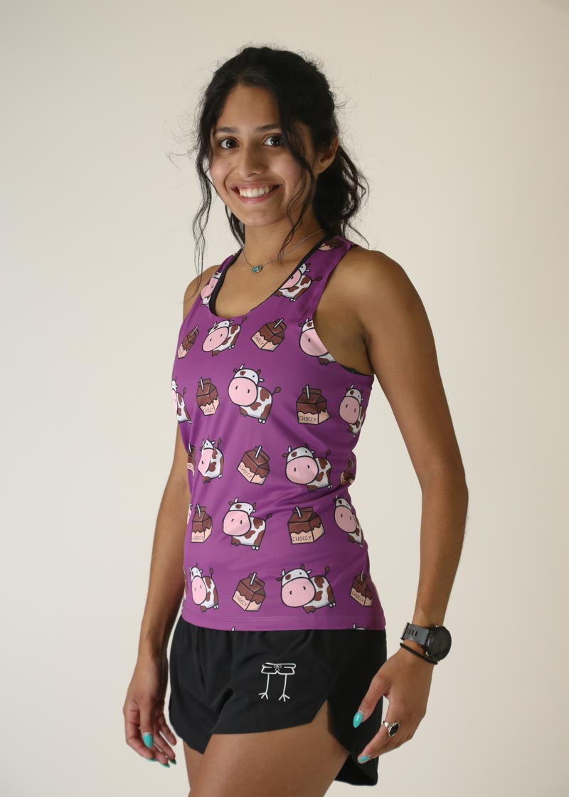 Women's High-Performance Running Singlet - Breathable & Moisture-Wicking Workout Top for Athletes | Ideal for Marathon Training, Gym Sessions & Outdoor Sports