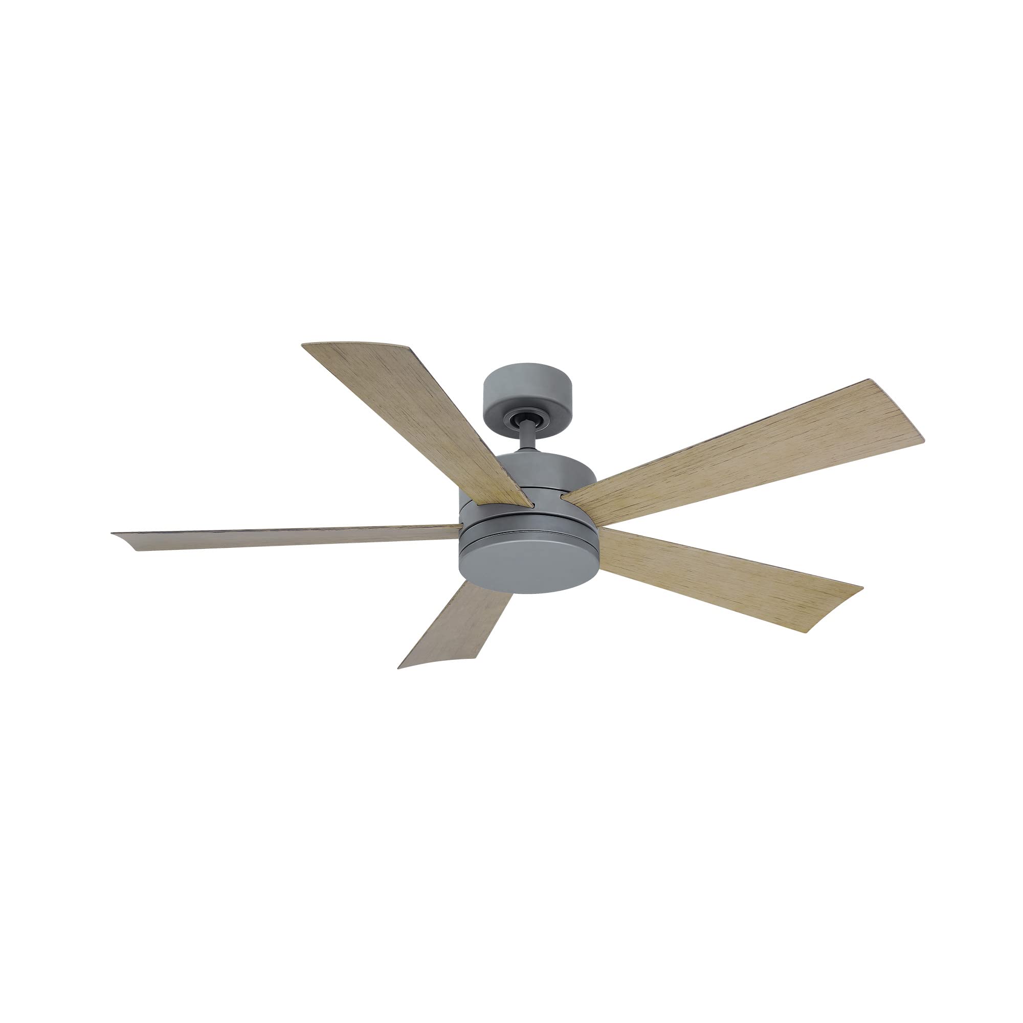 Wynd Smart 52-Inch Ceiling Fan with LED Light Kit, Remote Control, and Alexa/Google Assistant Compatibility for Indoor and Outdoor Use in Living Rooms, Bedrooms, and Patios