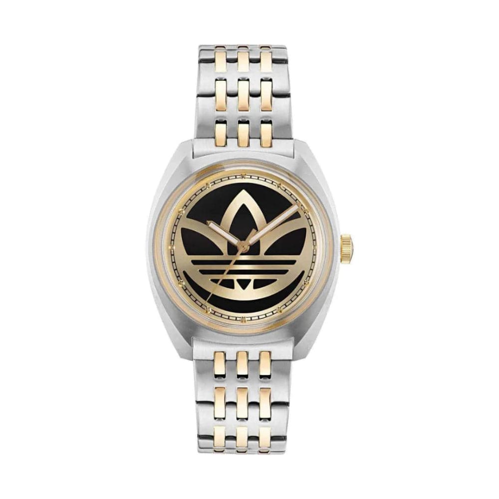 Adidas Edition One Two Tone Stainless Steel Men's Watch AOFH23010 - Stylish Sporty Timepiece for Casual Wear, Gym & Outdoor Activities