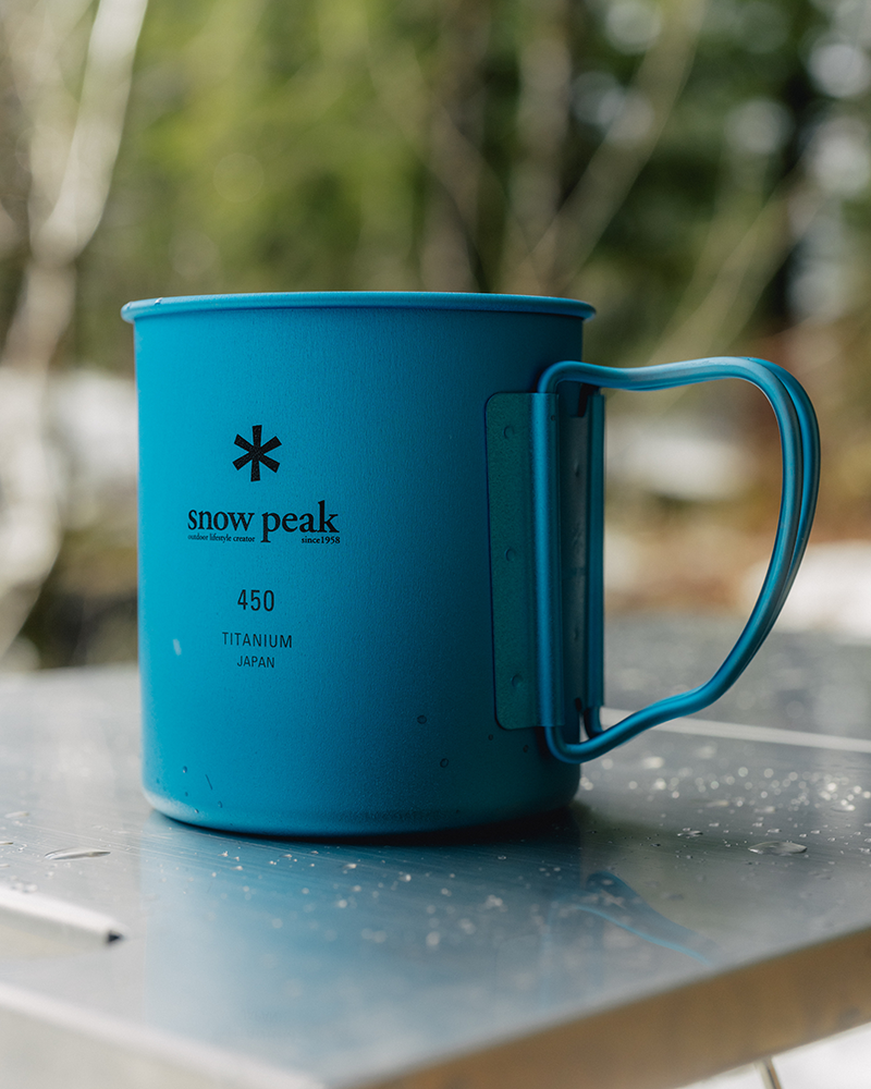 Premium Titanium Single Wall 450ml Camping Cup - Lightweight & Durable for Outdoor Adventures, Hiking, and Travel