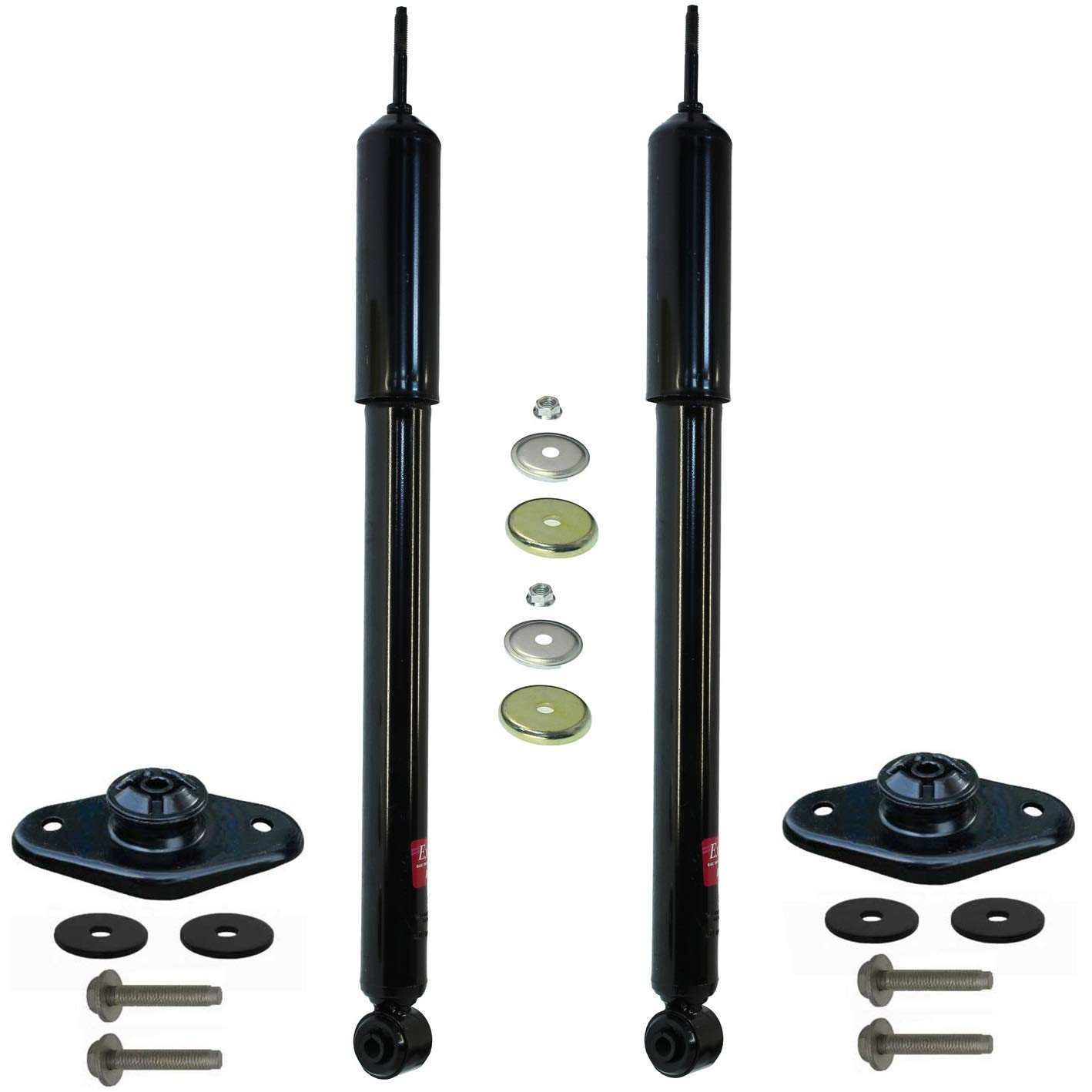Performance Rear Shocks & Upper Mount Kits for Dodge Charger RWD - Enhanced Suspension for Smooth Rides & Better Handling - Perfect for Daily Driving & Track Performance