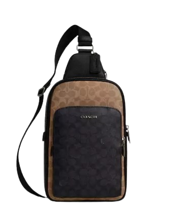 Coach Ethan Pack In Blocked Signature Canvas - Stylish Crossbody Bag for Women, Perfect for Work, Travel & Everyday Use