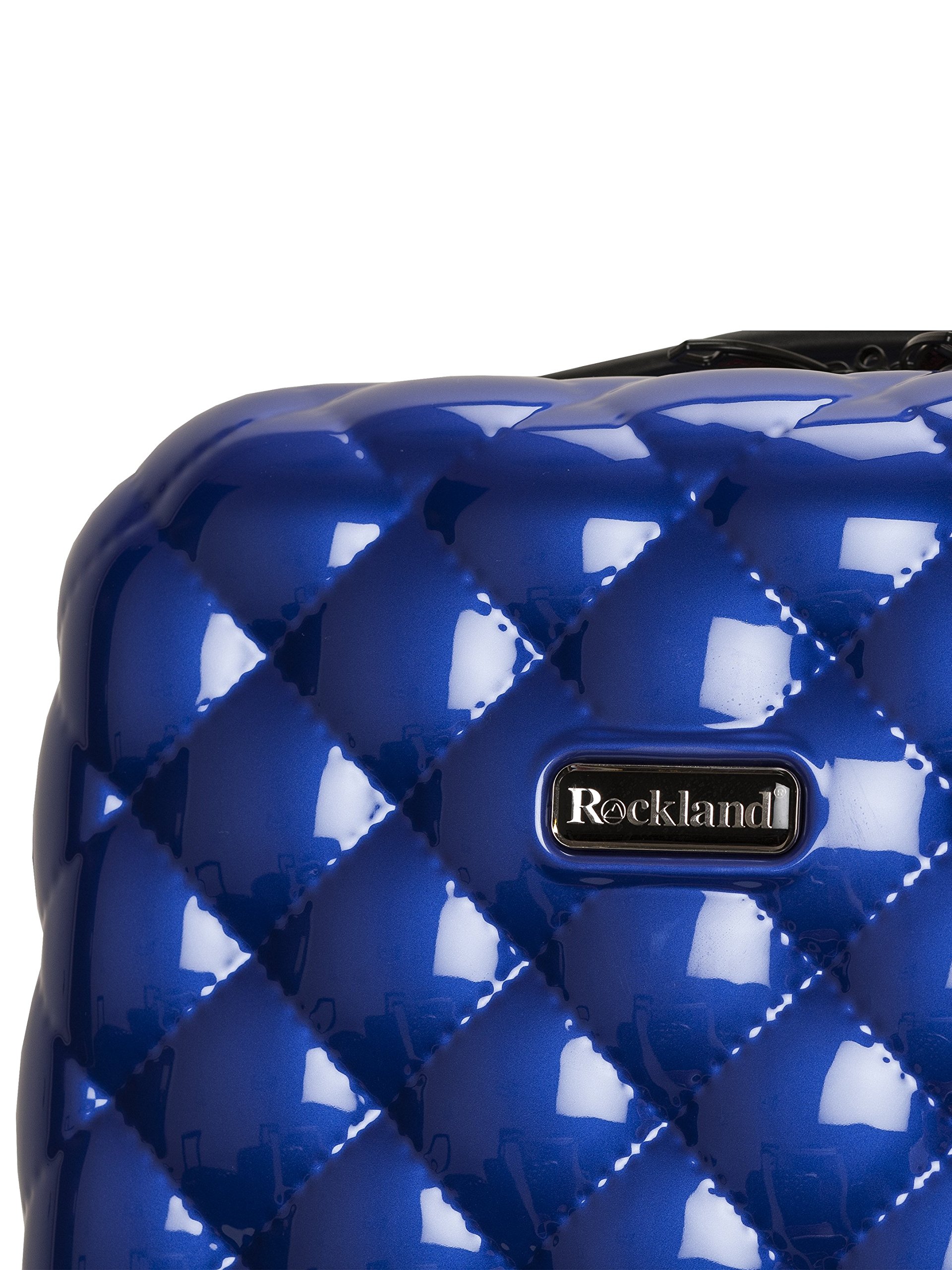 Rockland Expandable Hardside Spinner Wheel Luggage Set - 3-Piece (20/24/28 Inch) Blue Suitcase for Travel, Business Trips & Family Vacations | Durable Lightweight Luggage with 360° Wheels & TSA Lock