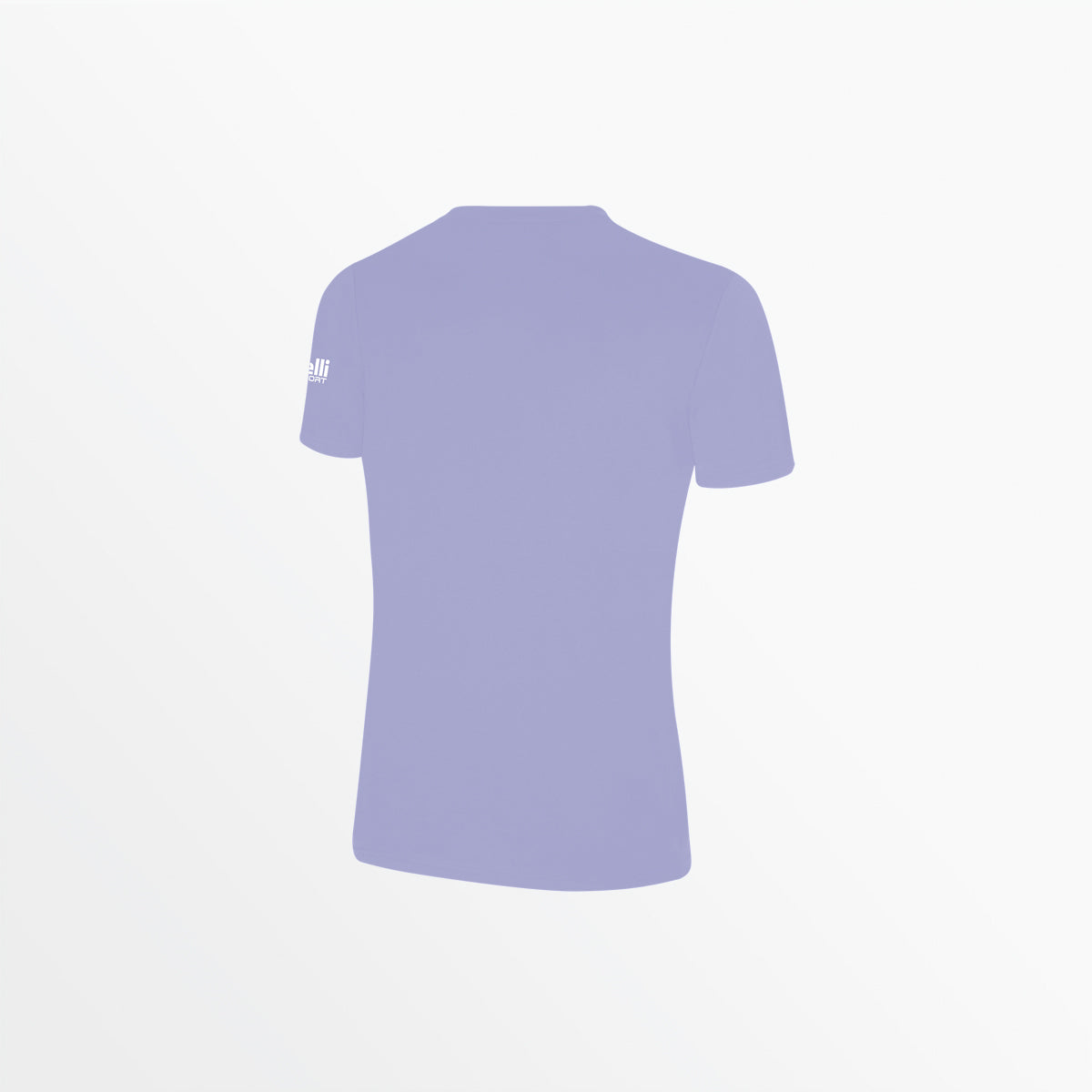 Women's Basic Short Sleeve T-Shirt with Logo Print - Casual Everyday Wear & Layering Essential