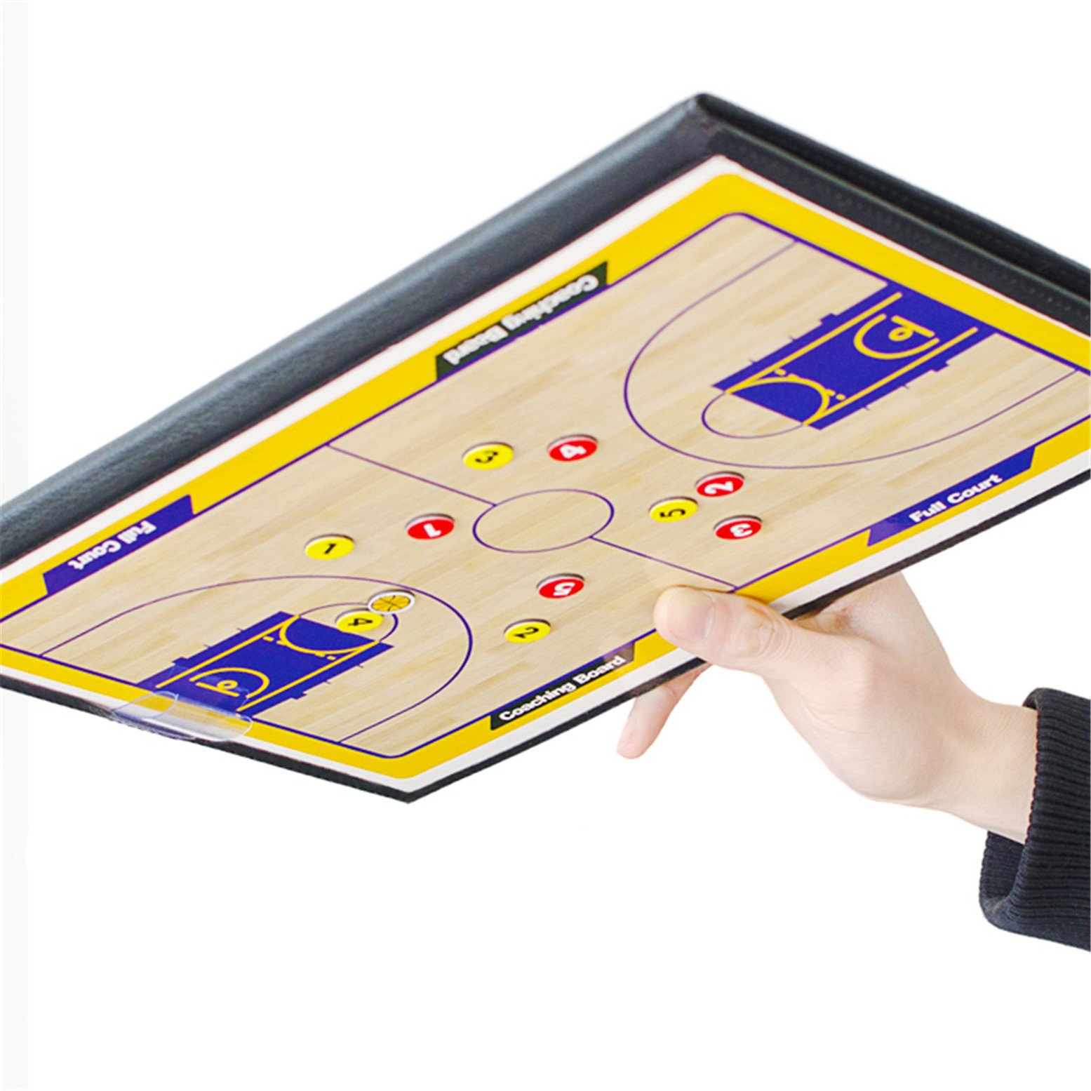 Joyeee Magnetic Basketball Coaching Clipboard - Dry Erase Marker Board for Women & Men, Indoor Outdoor Training, Game Strategy Planning - Perfect for Coaches, Players, and Team Practice Sessions