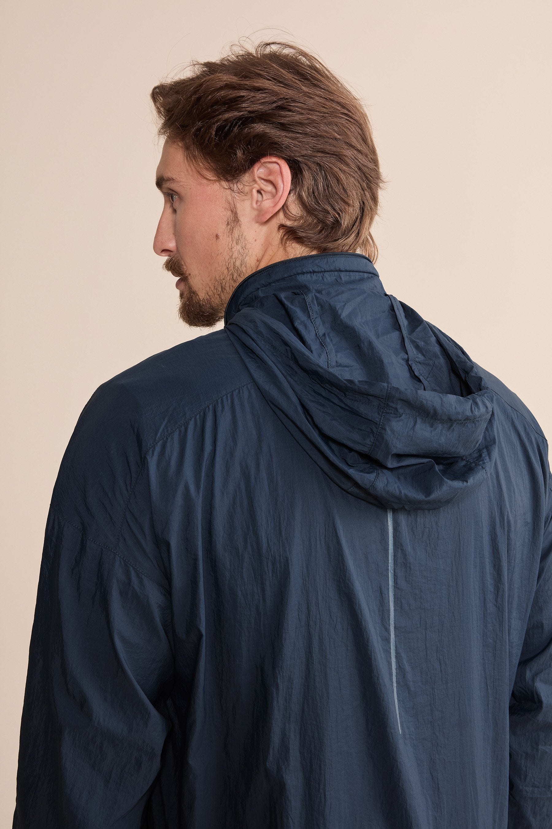 Trek Sportif Men's Waterproof Windproof Jacket - Lightweight Outdoor Running Cycling Hiking Jacket for All Weather Protection