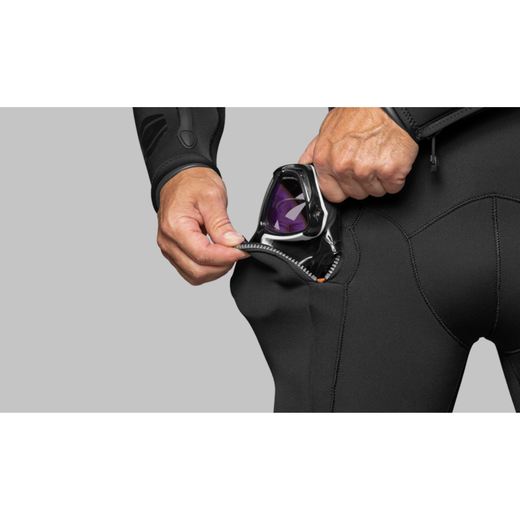 7mm Neoflex Semi-Dry Wetsuit for Men - Waterproof & Durable SD Scuba Diving Suit - Perfect for Surfing, Snorkeling & Cold Water Activities