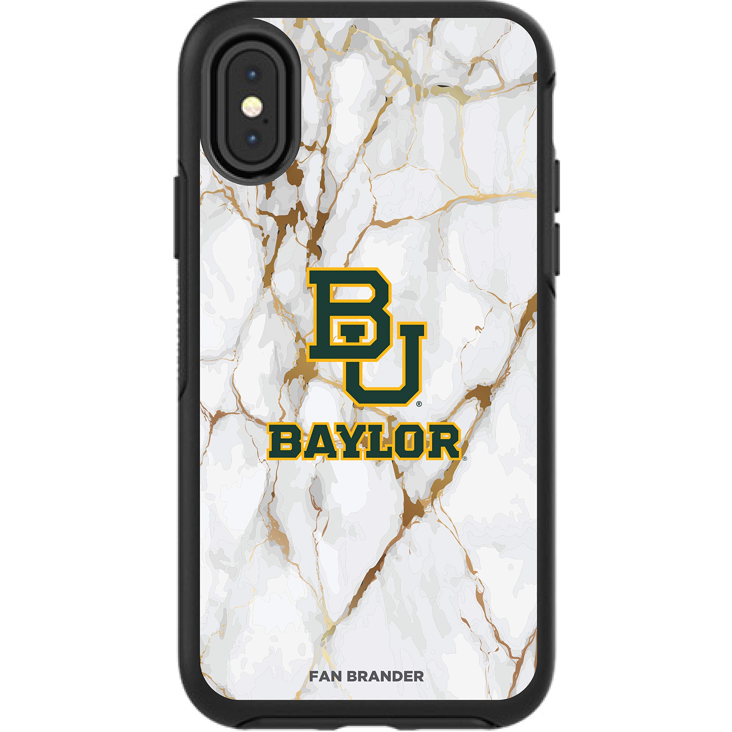 NCAA OtterBox Symmetry iPhone Case - White Marble Design for Apple iPhone | Durable Protection for Daily Use