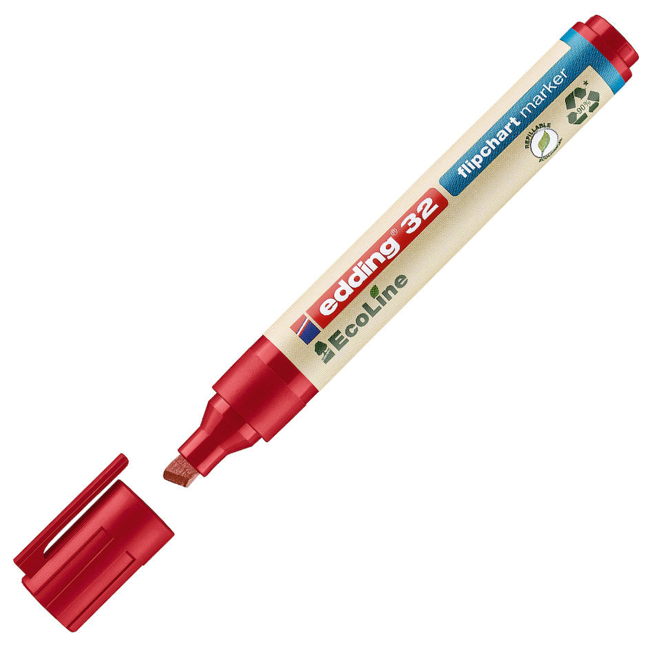 edding EcoLine 32 Flipchart Markers - Non-Toxic, Low-Odor Dry Erase Markers for Whiteboards & Flip Charts - Perfect for Office Meetings, Classroom Teaching & Home Organization