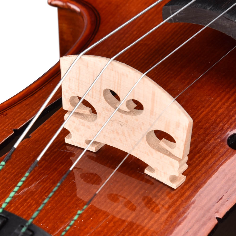 TheLAShop BV250 4/4 Full Size Professional Maple Wood Violin with Hard Case - Perfect for Beginners, Students & Performers | Classical, Orchestral & Practice Use