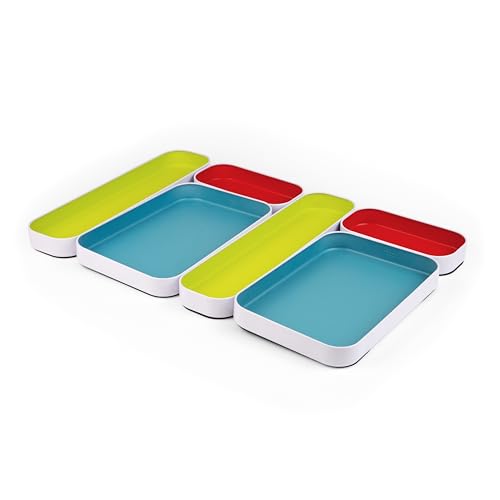 Spring Green, Sky Blue, Red