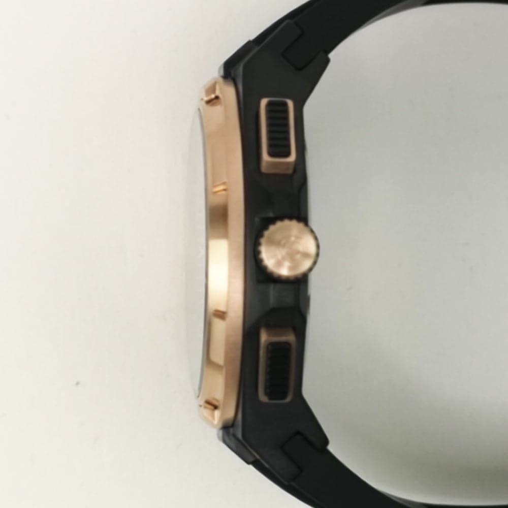 ARIES GOLD Analog Men's Watch with High-Tech Silicon Strap - Lightning Black (Model G 7016 BKRG) | Stylish & Durable for Casual, Business & Outdoor Activities