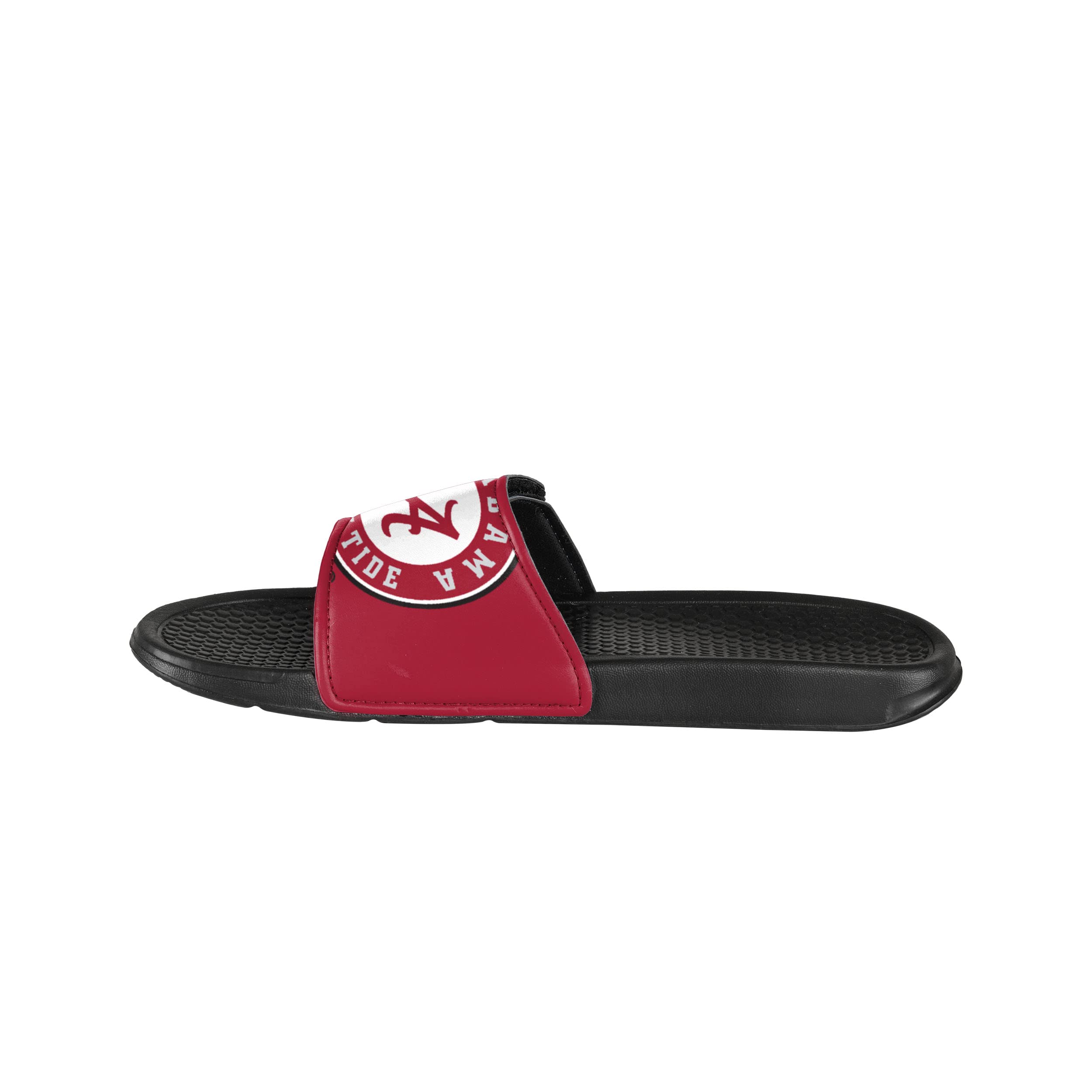 NCAA Men's Cropped Big Logo Slides - Comfortable Casual Slide Sandals for Home, Pool, Beach & Gym Wear