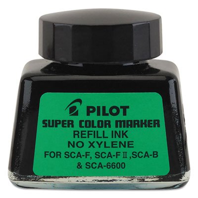 Jumbo Permanent Marker Refill Ink - 1 oz Black Ink Bottle (Pack of 11) - Ideal for Office, School, Warehouse & DIY Projects
