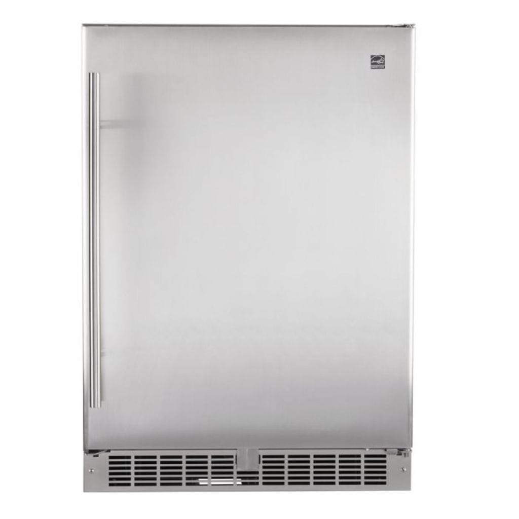 Napoleon Oasis 24 Inch Outdoor Rated Stainless Steel Refrigerator - Perfect for Patio, Poolside, and Backyard Entertaining