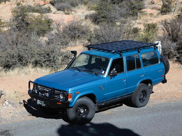 Eezi Awn K9 2.2 Meter Roof Rack for Toyota Land Cruiser 60 Series - Heavy Duty Aluminum Roof Top Cargo Carrier for Camping, Overlanding & Outdoor Adventures