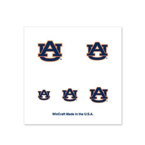 Auburn Tigers Nail Tattoos - 4 Pack Temporary Nail Stickers for Game Day, Sports Events & Auburn University Fan Showcase