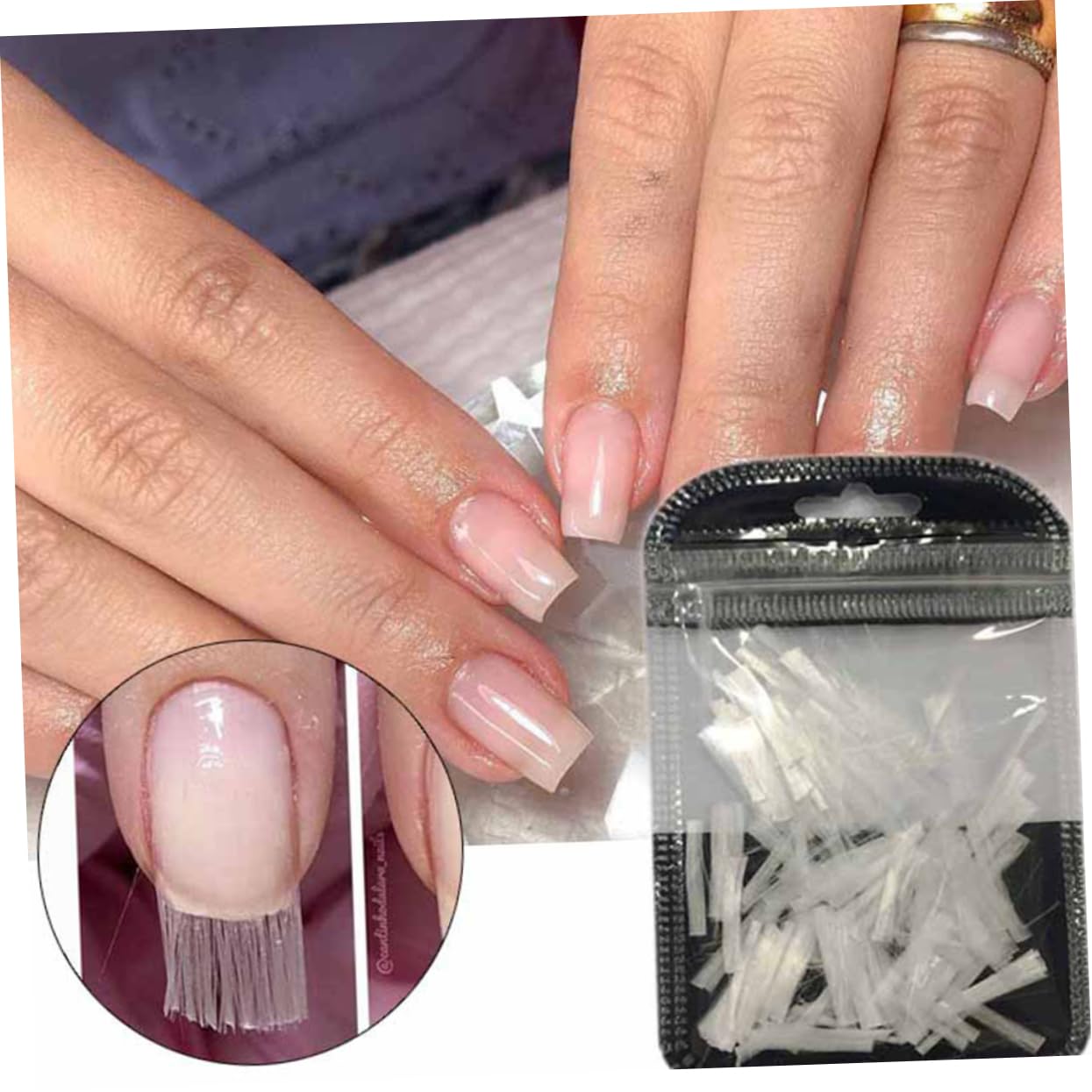 Premium Fiberglass Nail Extension Kit for Acrylic Nails - Nail Art Fiber, Silk Gel & Manicure Tools for Professional Salon & DIY Home Use