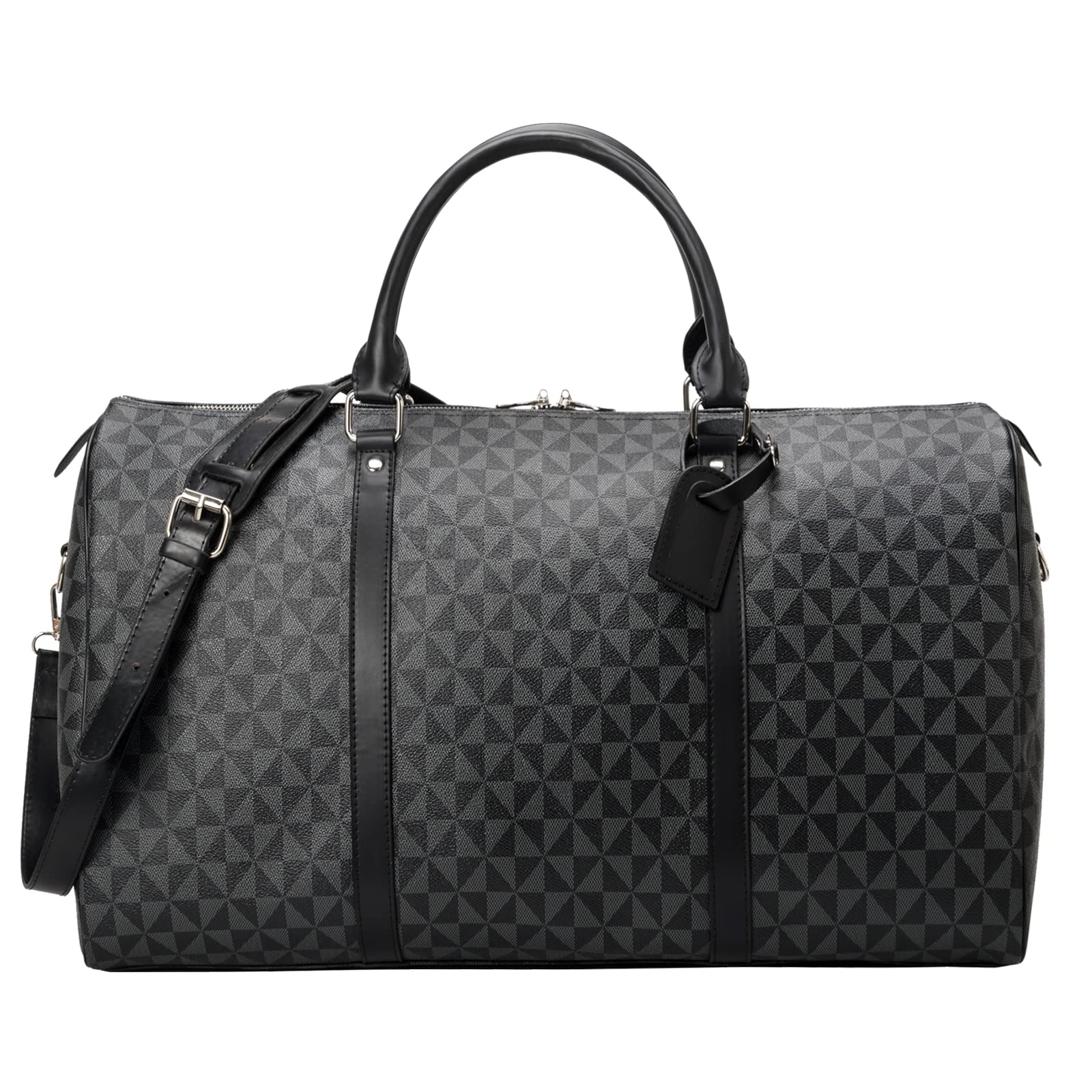 Premium Men's Leather Travel Duffel Bag - Large Capacity Weekender Tote for Gym, Vacation & Business Trips | Durable Carry-On Luggage for Workouts, Weekend Getaways & Business Travel