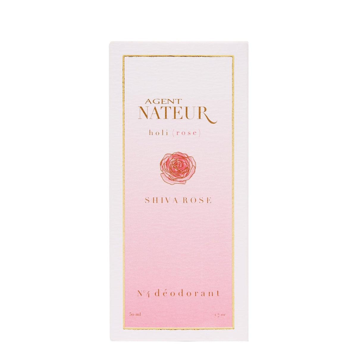 Holi (Rose) No.4 Deodorant for Women - Long Lasting Natural Body Odor Protection - Fresh Floral Scent for Daily Use & Gym Workouts
