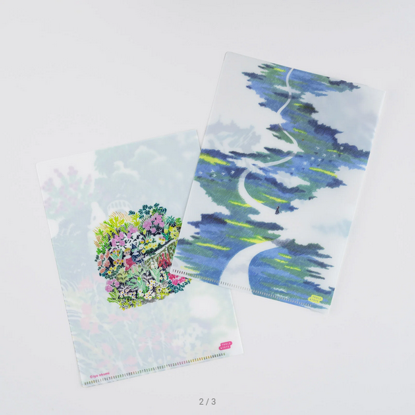 iyo okumi: Hobonichi Clear Folder Set of 2 for A5 Size (2025 Planner Accessories) - Perfect for Organizing Notes, Schedules, and Documents in Planners, Journals, and Office Use
