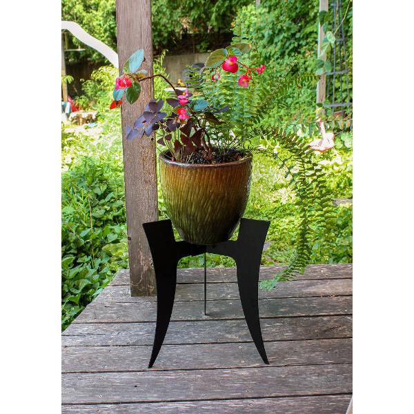 Ibex Plant Stand - Modern Indoor & Outdoor Flower Pot Holder for Home Decor, Garden, Patio, Balcony | Sturdy & Stylish Plant Shelf for Succulents, Herbs, Flowers