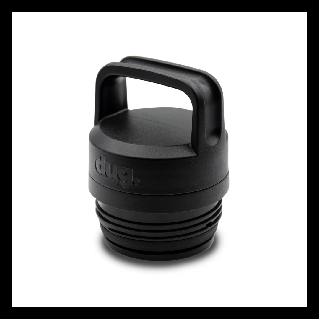 2L Insulated Stainless Steel Water Bottle - Black, Leak Proof, BPA Free - Perfect for Hiking, Gym & Outdoor Activities