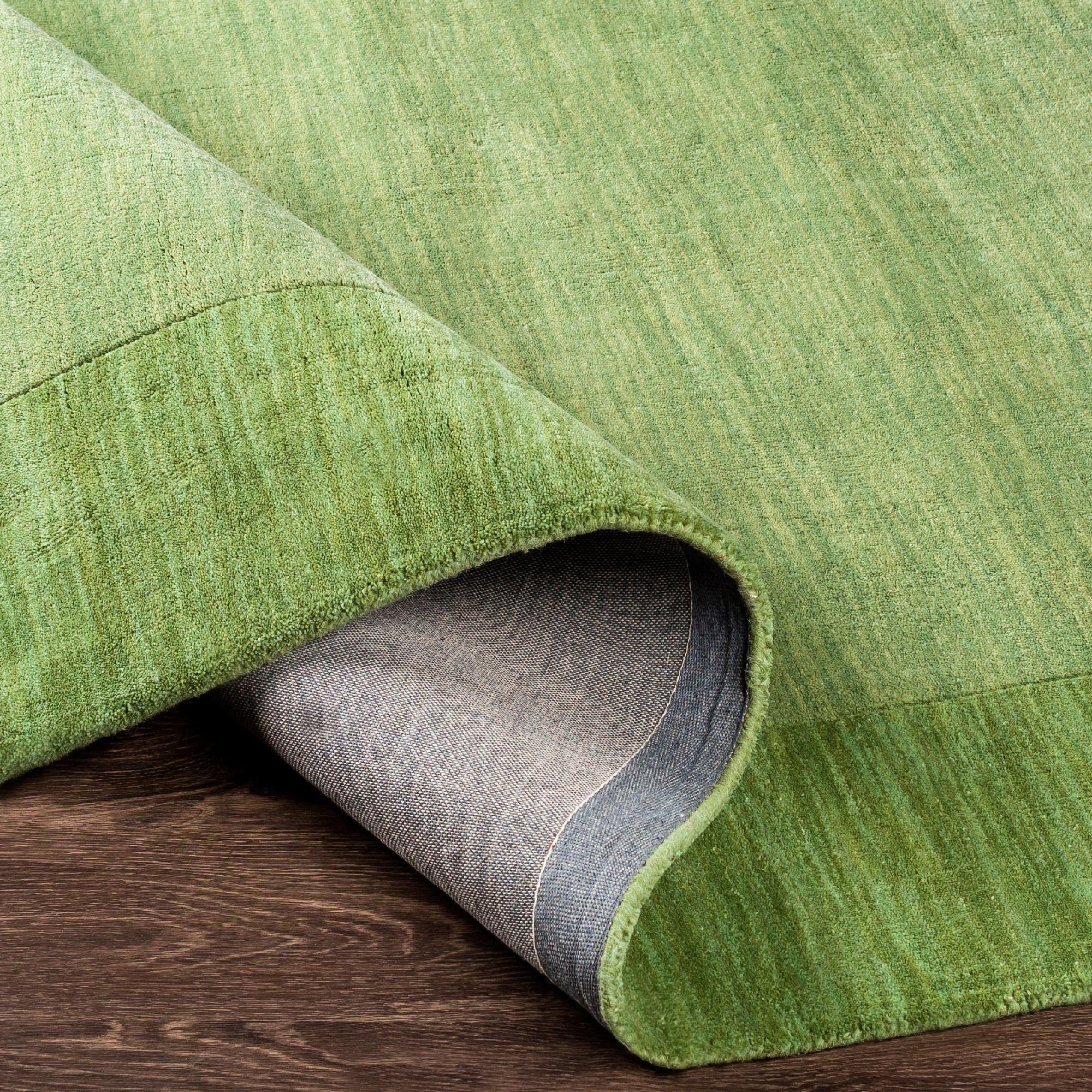 Mark&Day 8x8 Reims Modern Wool Area Rug - Grass Green Square Carpet for Living Room, Bedroom, Kitchen | Soft & Durable Home Decor | Perfect for Cozy Spaces & High-Traffic Areas