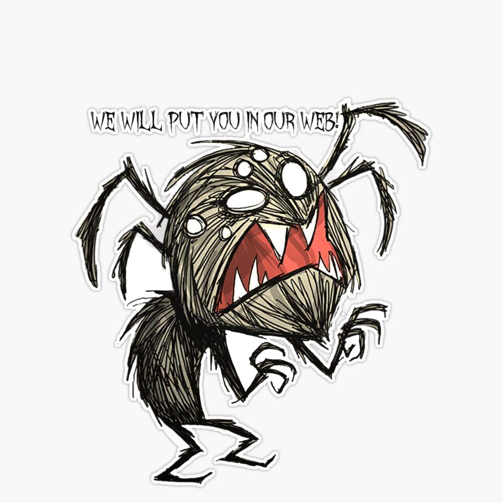 Webber - Don't Starve Character Vinyl Bumper Sticker Decal - 5 Inch Waterproof Car Laptop Skateboard Decal for Gamers & Fans