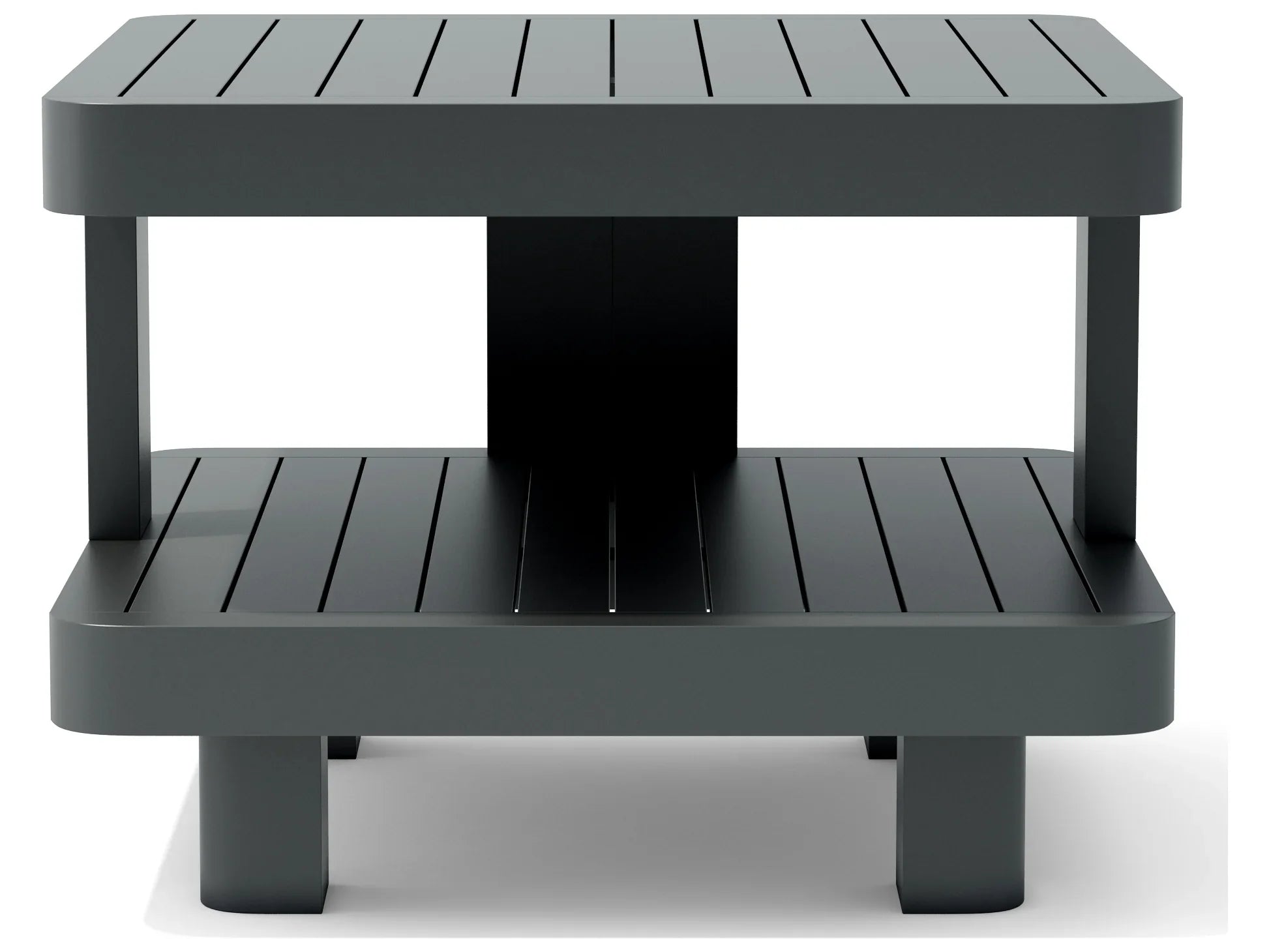 Anderson Teak Granada Aluminum Side Table DS 906 AL - Outdoor Patio Furniture for Poolside, Garden & Deck Use